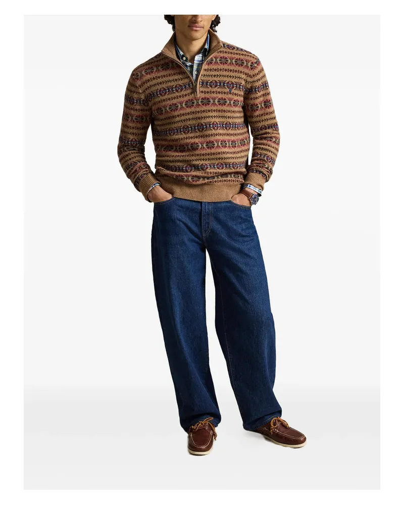 Ralph Lauren Multi Sweater — Brown Brown