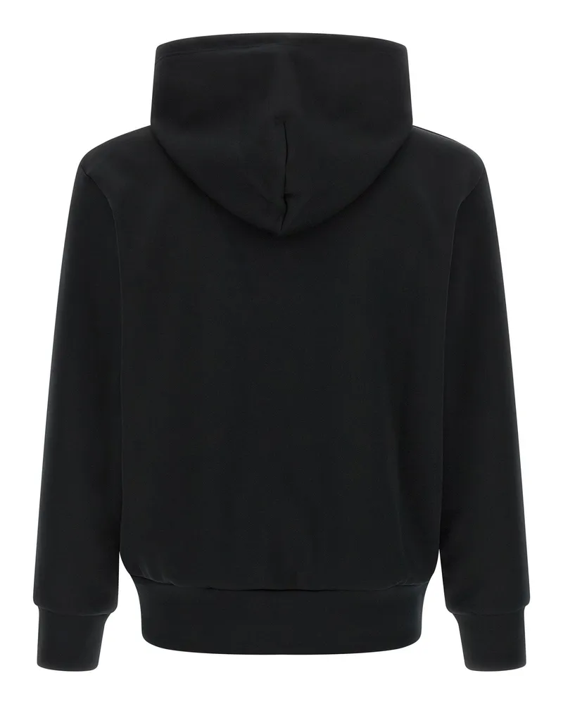 Comme des Garçons Red Emblem Patch Hoodie — Black Black