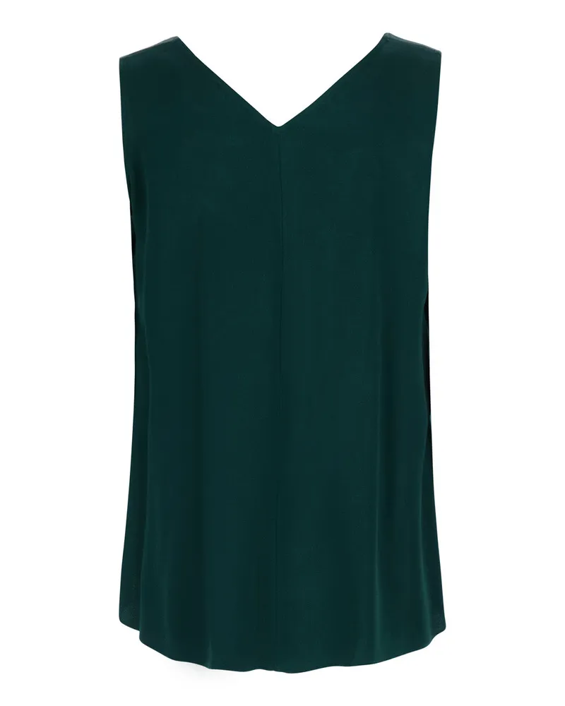 Antonelli Firenze Women's Satin Top Bergamo Green Tops Green