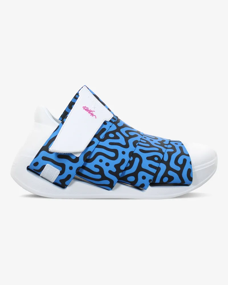 Fessura Women's Change Shoe - Karim Rashid Limited Edition 07 Blue Everyday Sneakers White