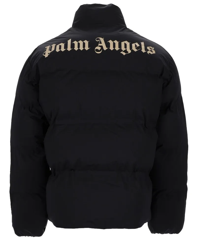 Palm Angels Logo-Embroidered Technical Polyamide Jacket — Black Black