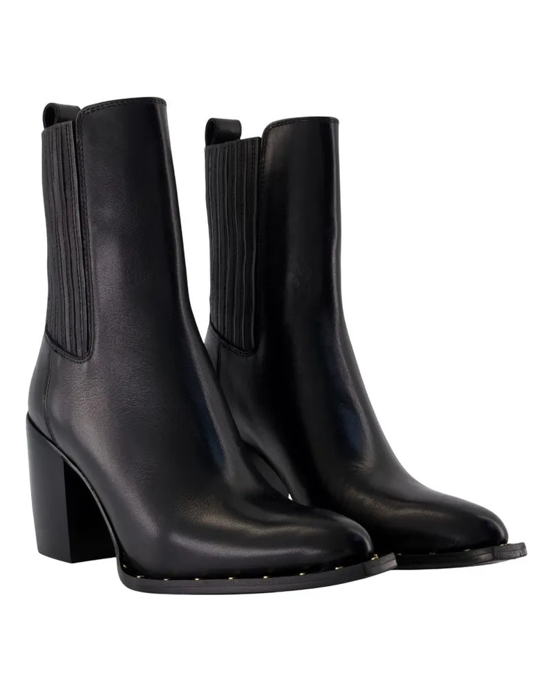 Golden Goose Women's Ankle Boot Black Calfskin Black