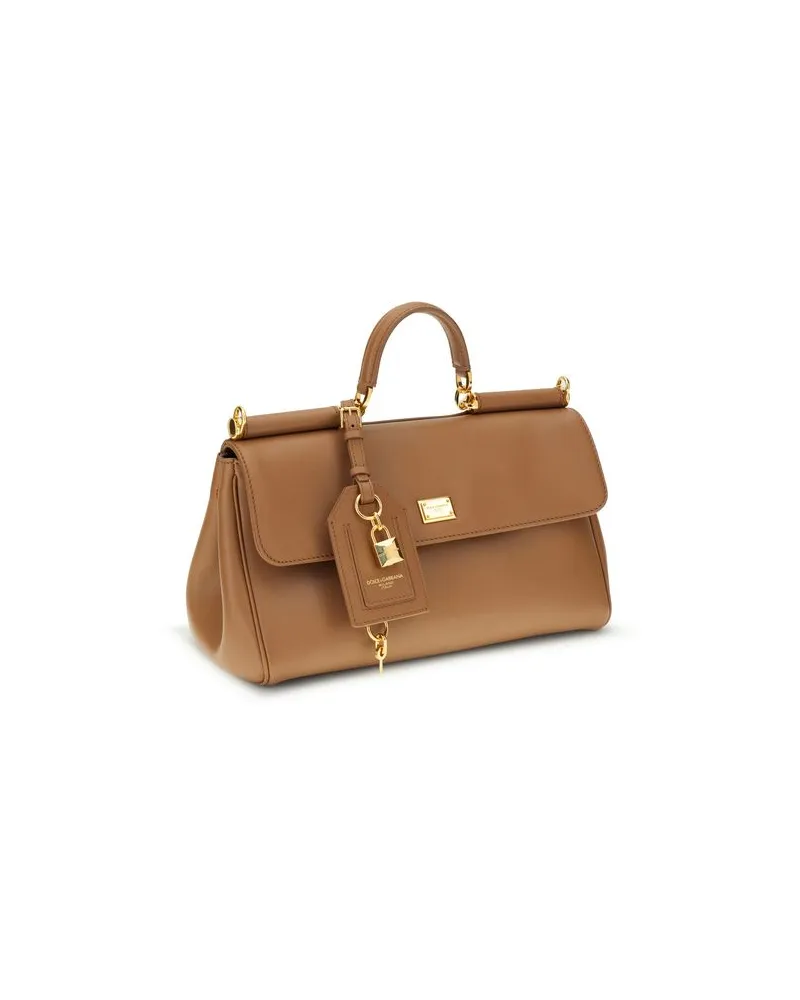 Dolce & Gabbana Top Handle Bag — Beige Beige