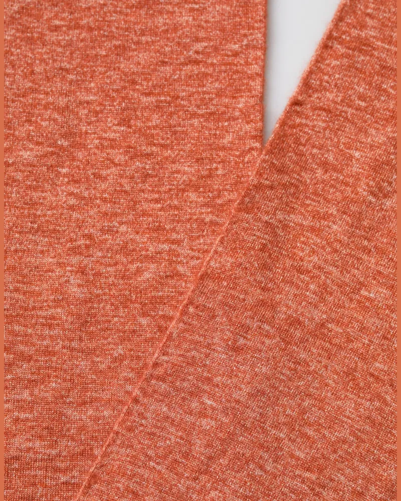 Dolce & Gabbana Men's Orange Silk Cashmere Neck Wrap Shawl Scarf Se+ws Orange
