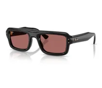 RB495460169 Rectangular Frame Sunglasses — Black