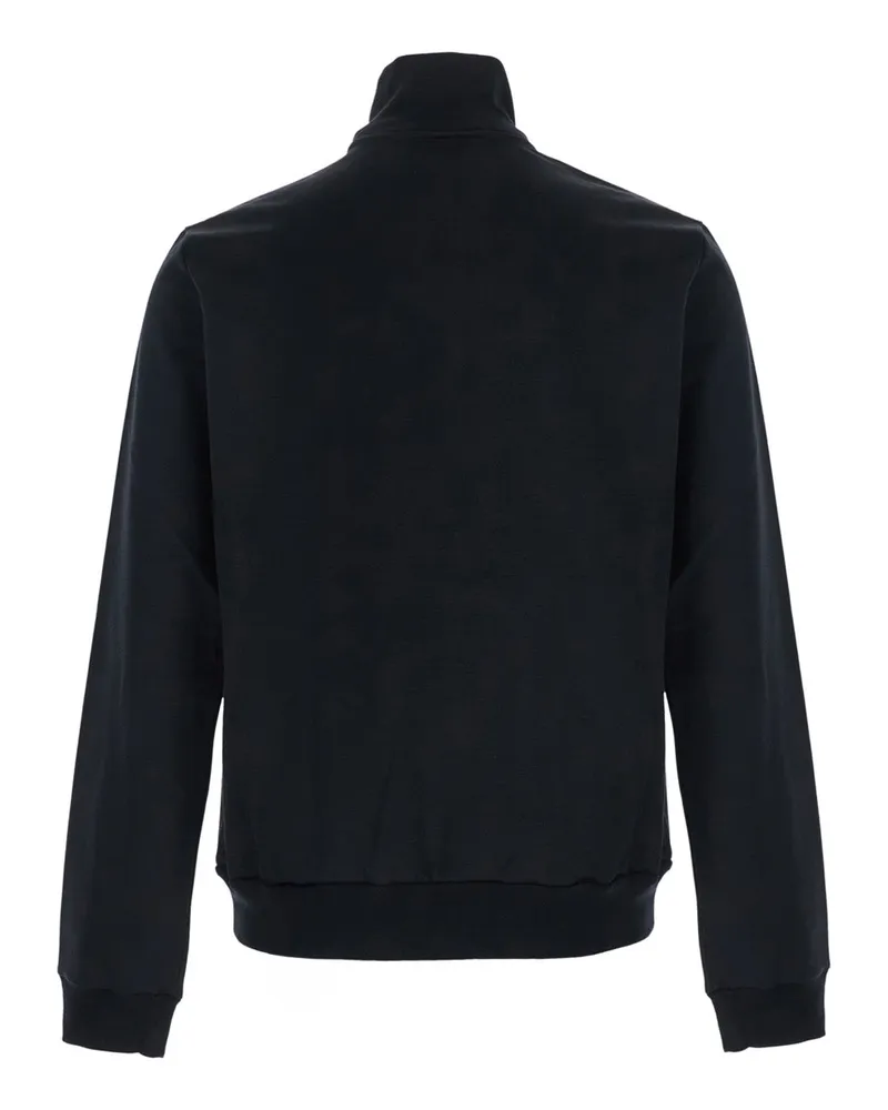 Gucci Men's Sweatshirt High-Neck Zip Black Sweatshirts Sweater Black