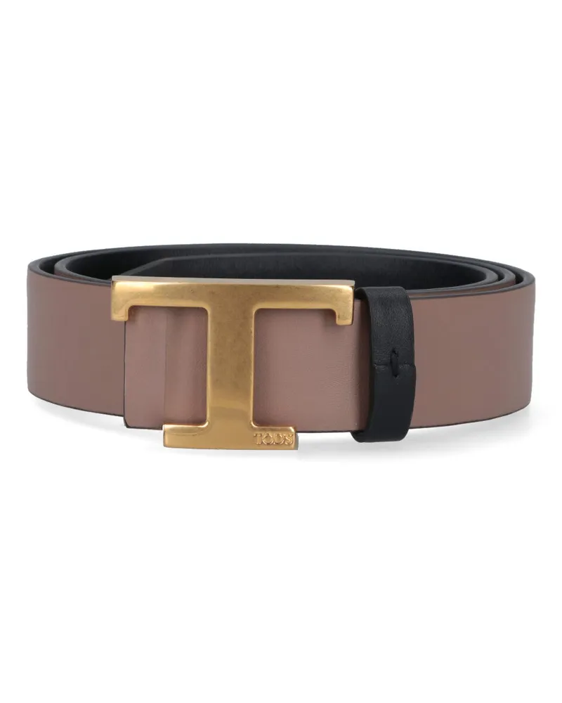 TOD'S Women's Belts Black Calf Leather Black
