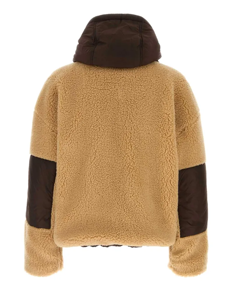 Dsquared2 Hooded Down Jacket — Beige Beige