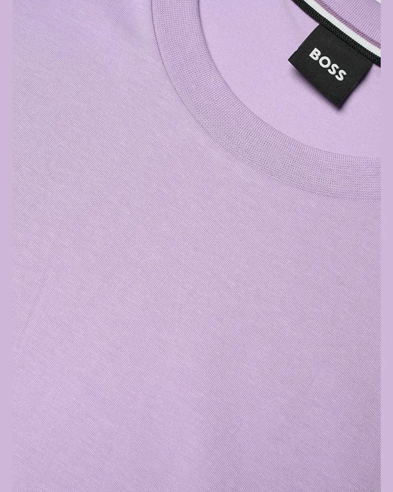 HUGO BOSS Cotton T-Shirt — Purple Purple
