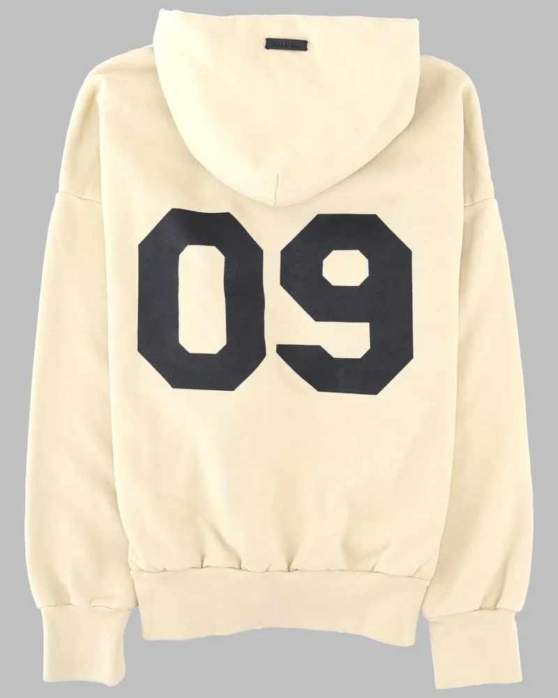 Fear of God 09 Baseball Sweatshirt — Ivory Ivory