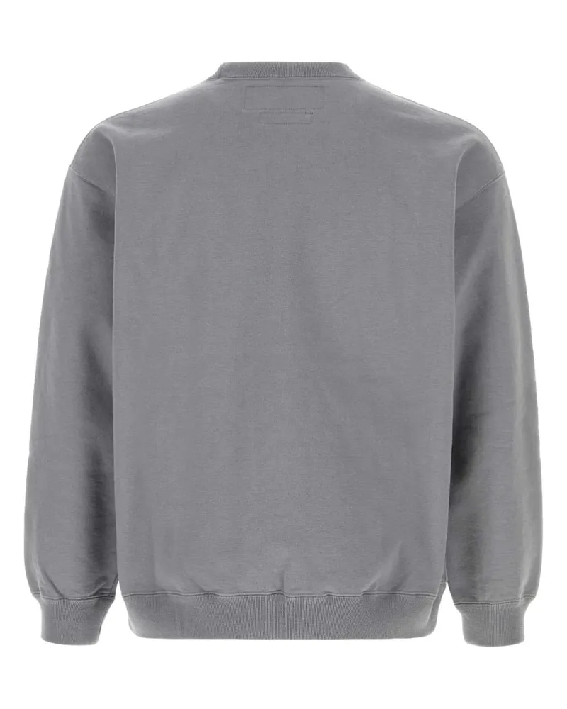Yohji Yamamoto Men's Grey Cotton  X Neighborhood Sweatshirt Exterior: Felpe Gray