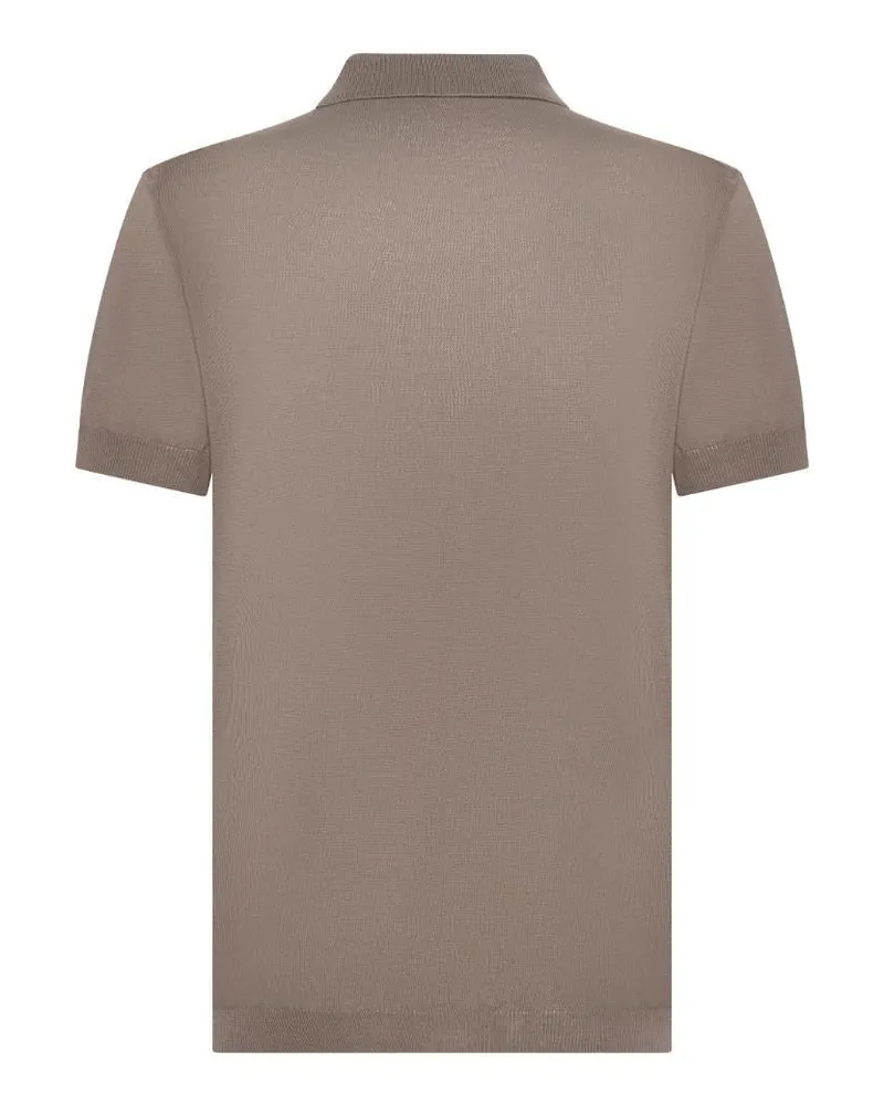Low Brand Men's Polo Shirt Beige Cotton T-shirts And Polos Beige