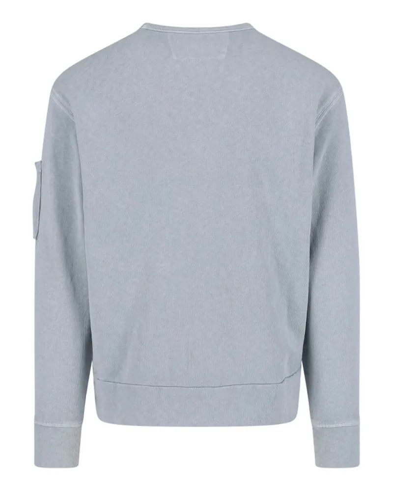 C.P. Company Men's Sweaters Blue Cotton Gray