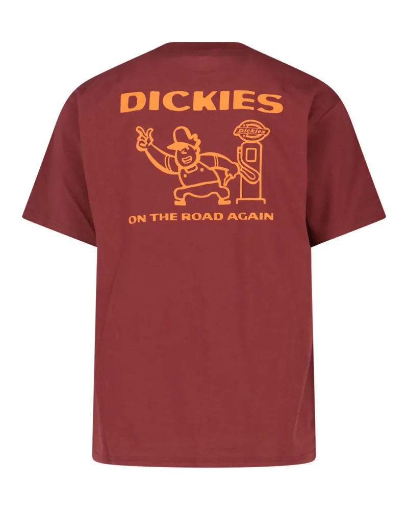 Dickies Men's T-Shirts And Polos Red Cotton Red