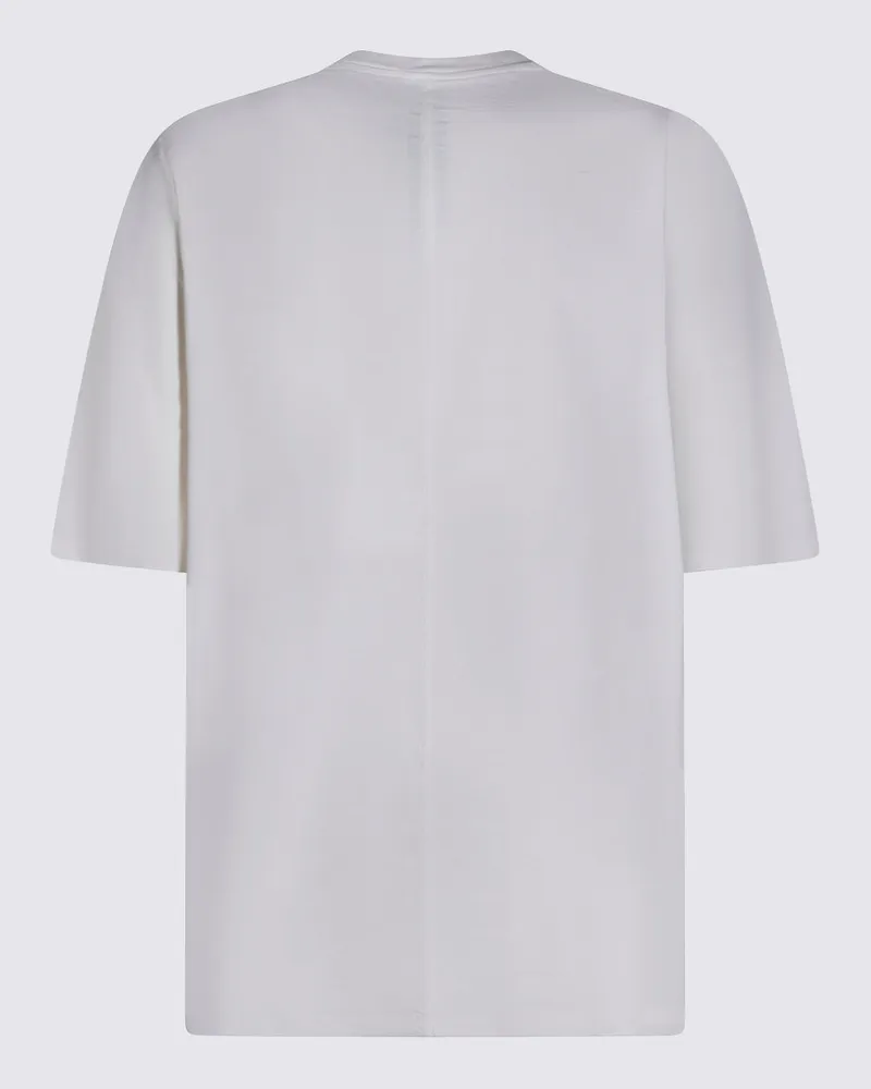 Rick Owens Men's T-Shirts And Polos Milk _100 % Co White