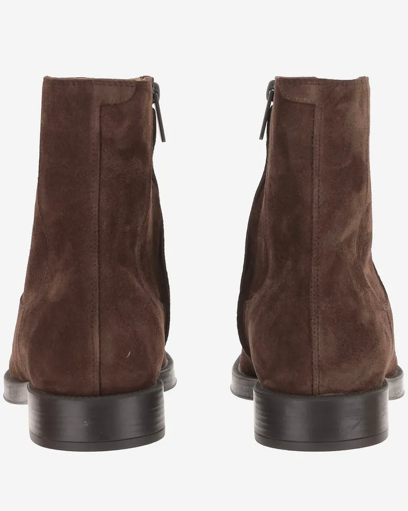 TOD'S Men's Ankle Boots Brown Suede Brown
