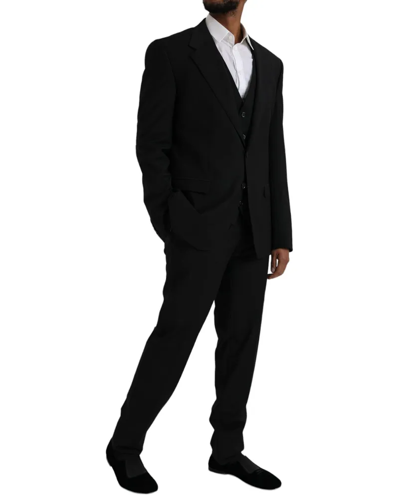 Dolce & Gabbana Staff Pant Suit — Black Black