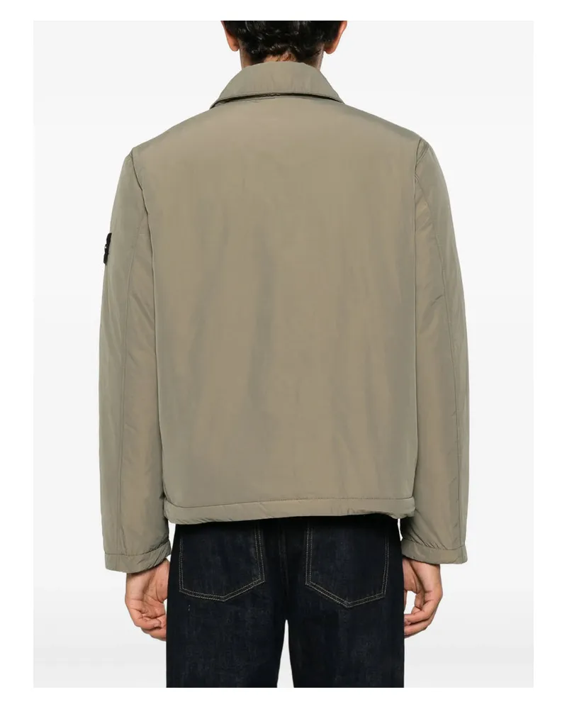 Stone Island Lightweight Overshirt Jacket — Beige Beige