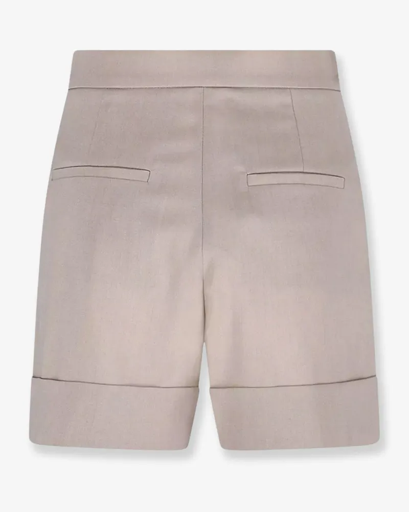 Max Mara Women's Bermuda Shorts Virgin Wool And Mohair Pink Pink