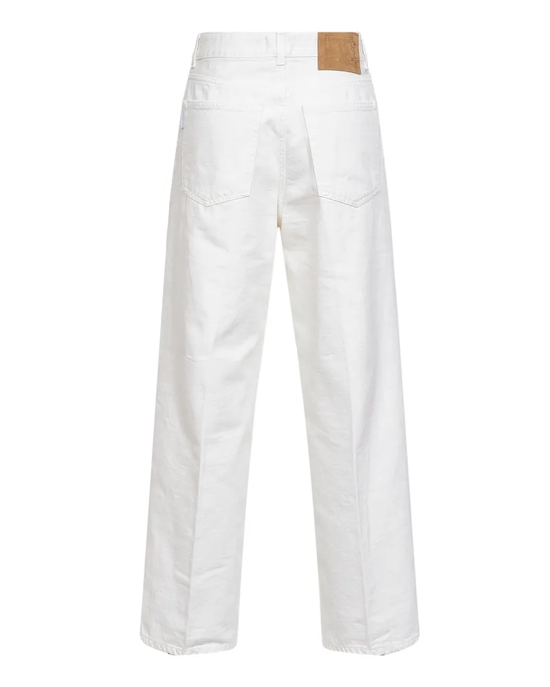 Haikure Women's Jeans Betty Cropped Off-White Cotton White