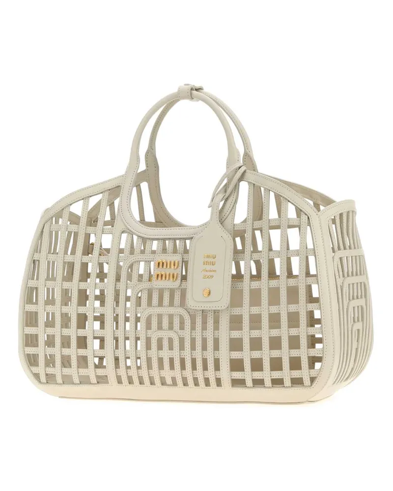 Miu Miu A Shoulder Bag — Beige Beige