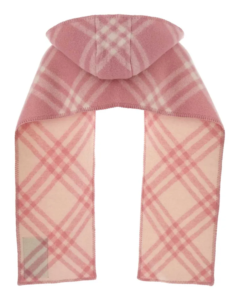 Burberry Unisex Embroidered Wool Scarf Sugarpink Exterior: Sciarpe E Foulard Scarfs Pink
