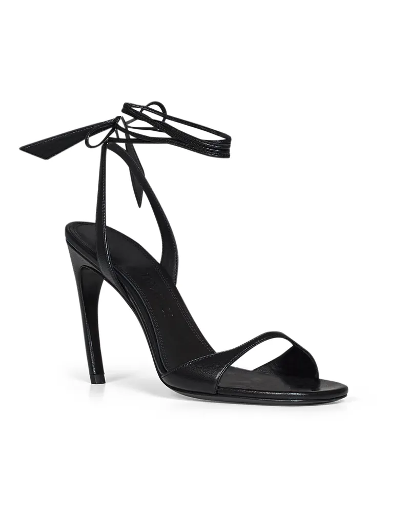 ATTICO Women's Sandals Ora Black Nappa Leather Calf Black