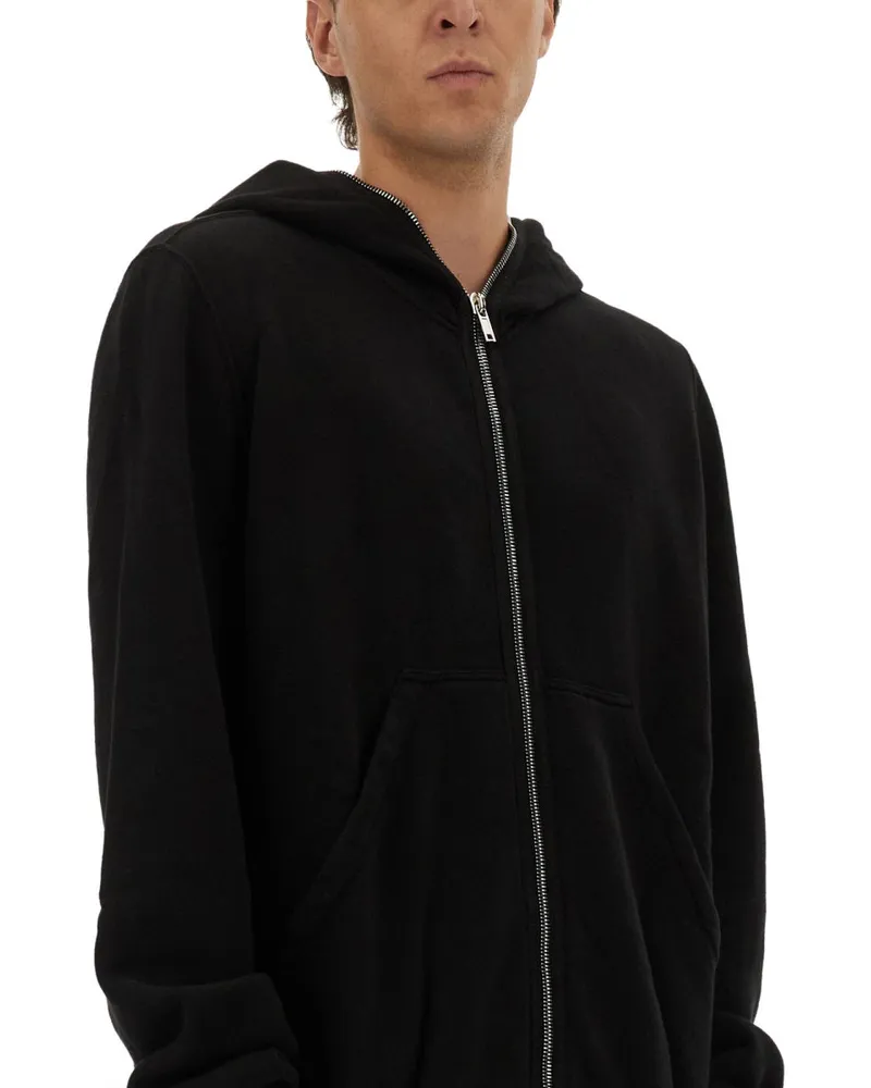 DRKSHDW by Rick Owens 100% Cotton Hoodie — Black Black