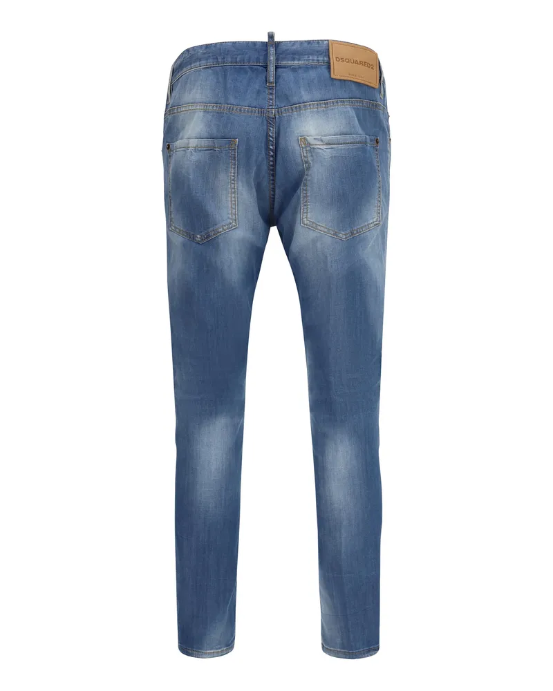 Dsquared2 Cotton Jeans — Navy Navy