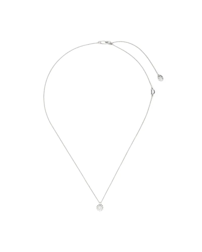 DAMIANI 18kt White Gold Marguerita Diamonds Necklace Continuty White