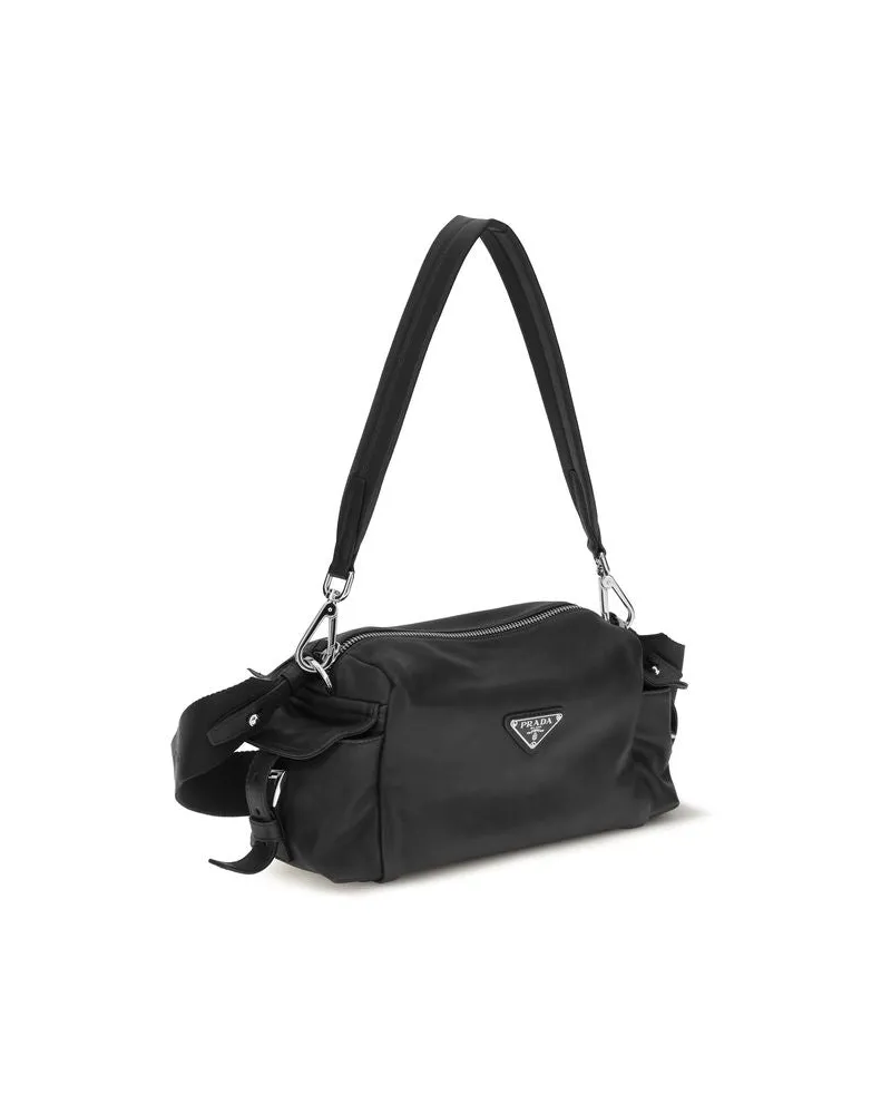 Prada Women's Brown Napa Leather - Calf Bos Taurus Shoulder Bag Brown