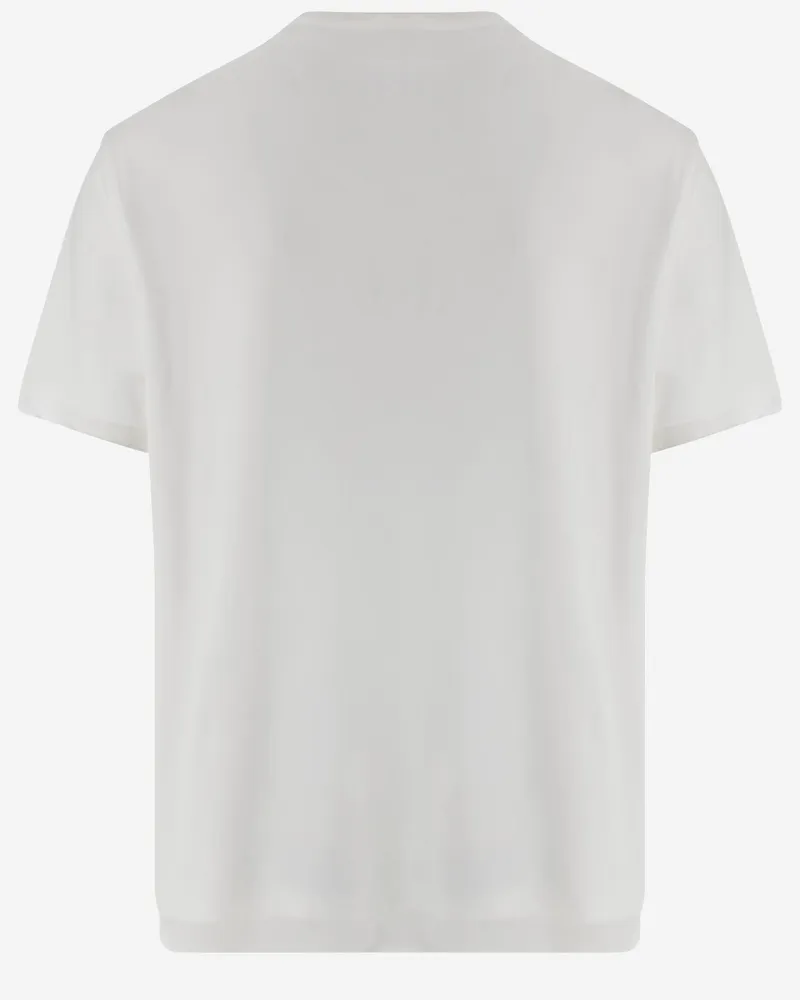 Maison Margiela Stretch-Cupro T-Shirt — White White