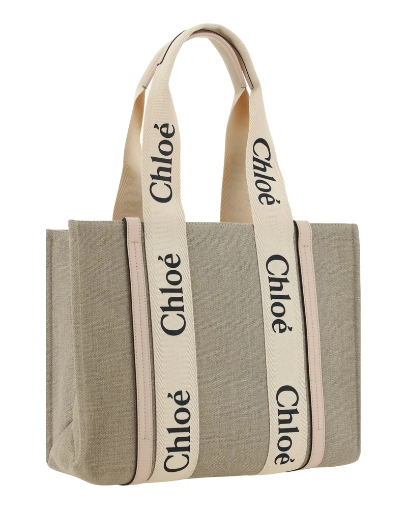 Chloé Woody Shoulder Bag — Pink Pink
