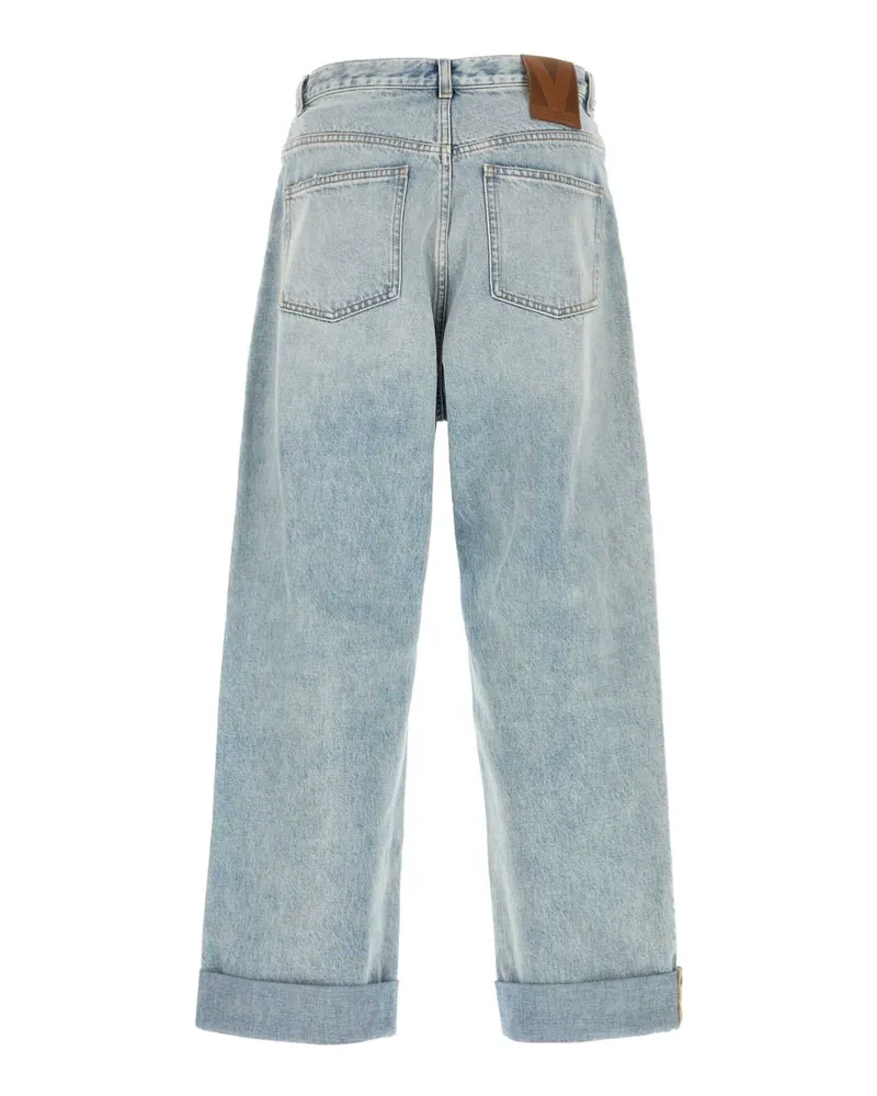 Valentino Garavani Men's Denim Jeans Denimblulavchiaro Exterior: Cotton Blue