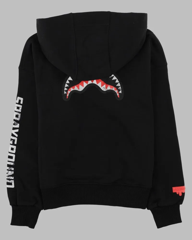 Sprayground Logo-Graphic Cotton Hoodie Multicolour