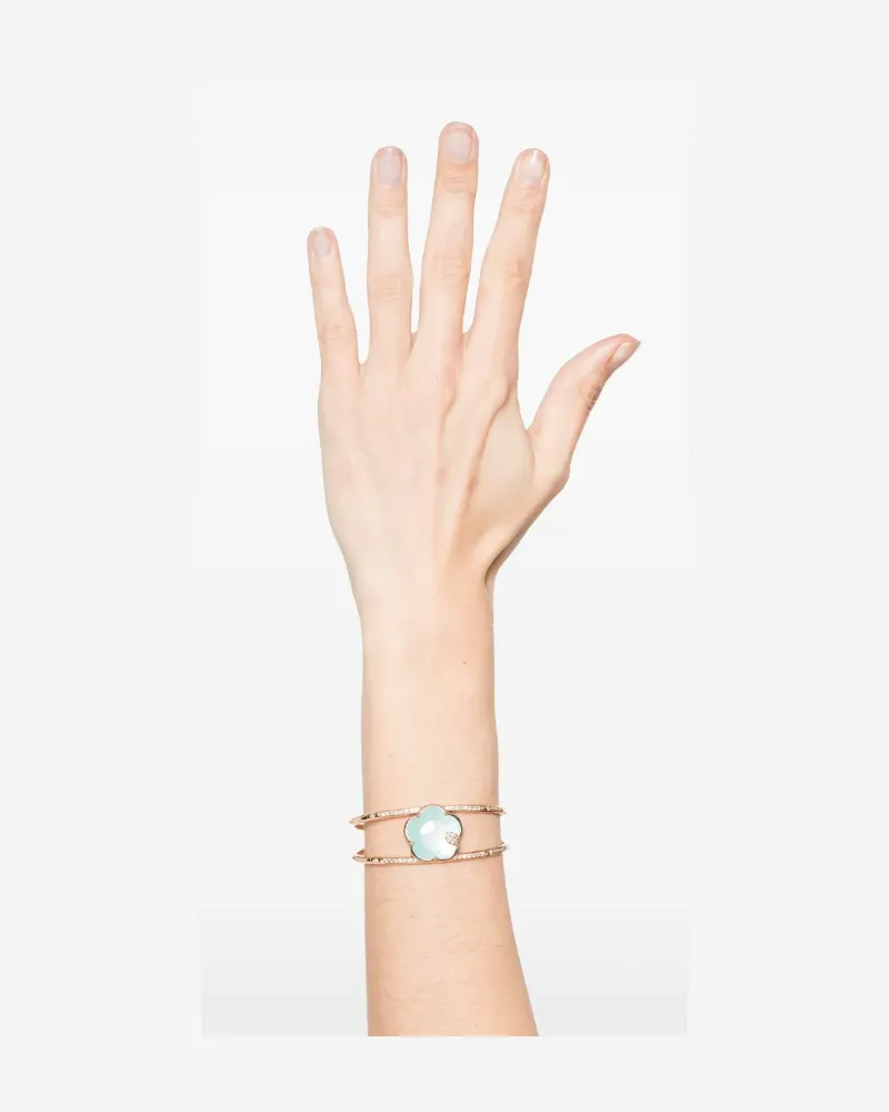 Pasquale Bruni Women's 18k Rose Gold Ton Joli Diamond Bracelet Ss25 W Turquoise