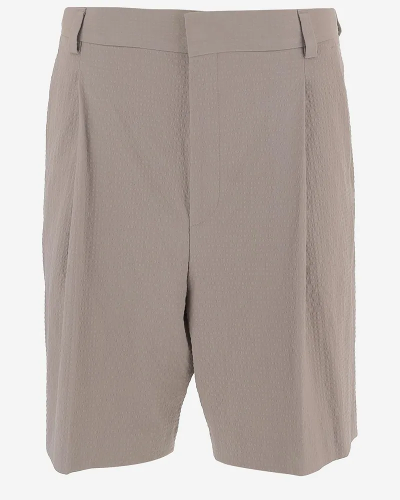 HUGO BOSS Men's Shorts Stretch Cotton Beige Beige