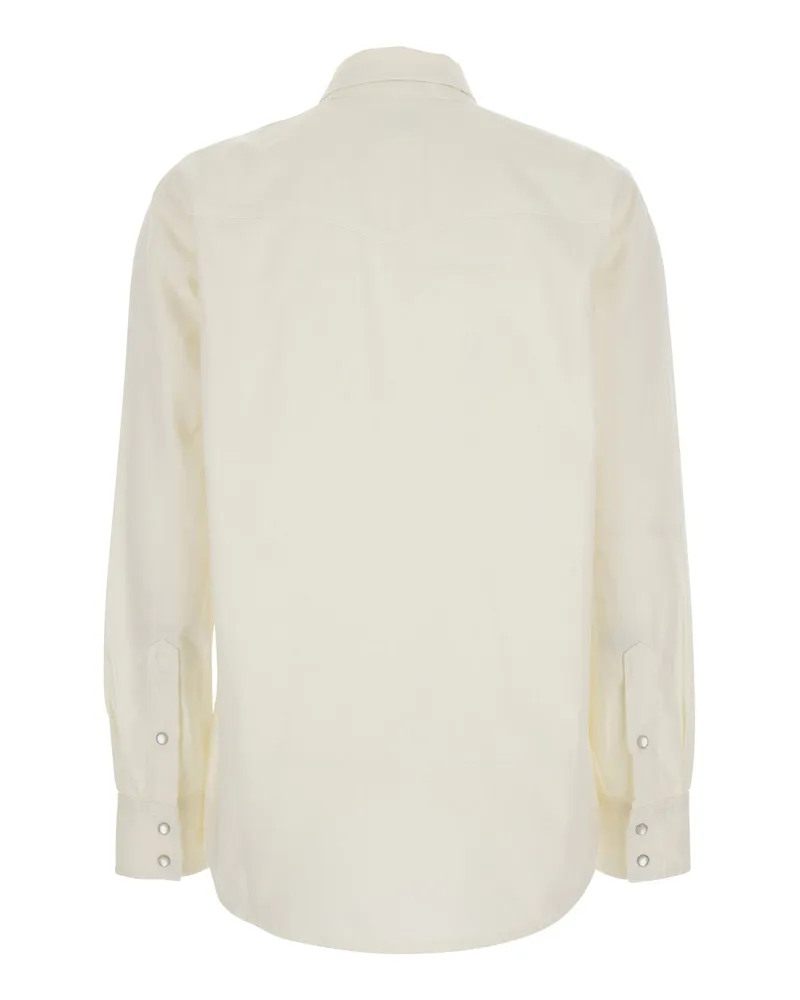 Adriano Goldschmied Women Shirt Noiki White Cotton Blouses White