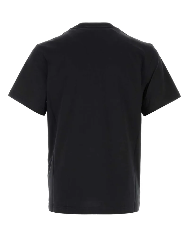 Moncler Men Logo-Print Cotton T-Shirt Black Black