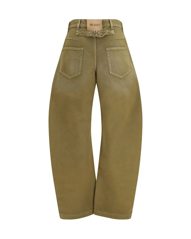 ATTICO Women's Brown Cotton Jeans Denim Clothing Brown