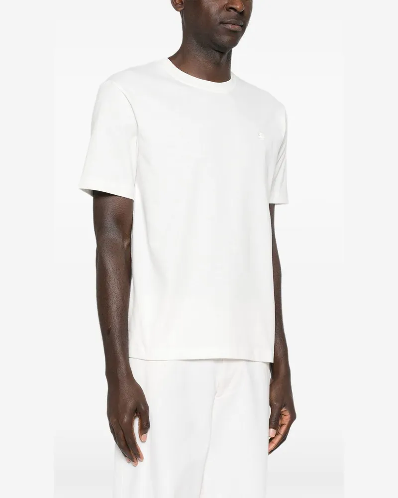 Etro Cotton Crew Neck T-Shirt — White White