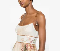 Women's Map-Print Tie-Strap Dress Aw26 W