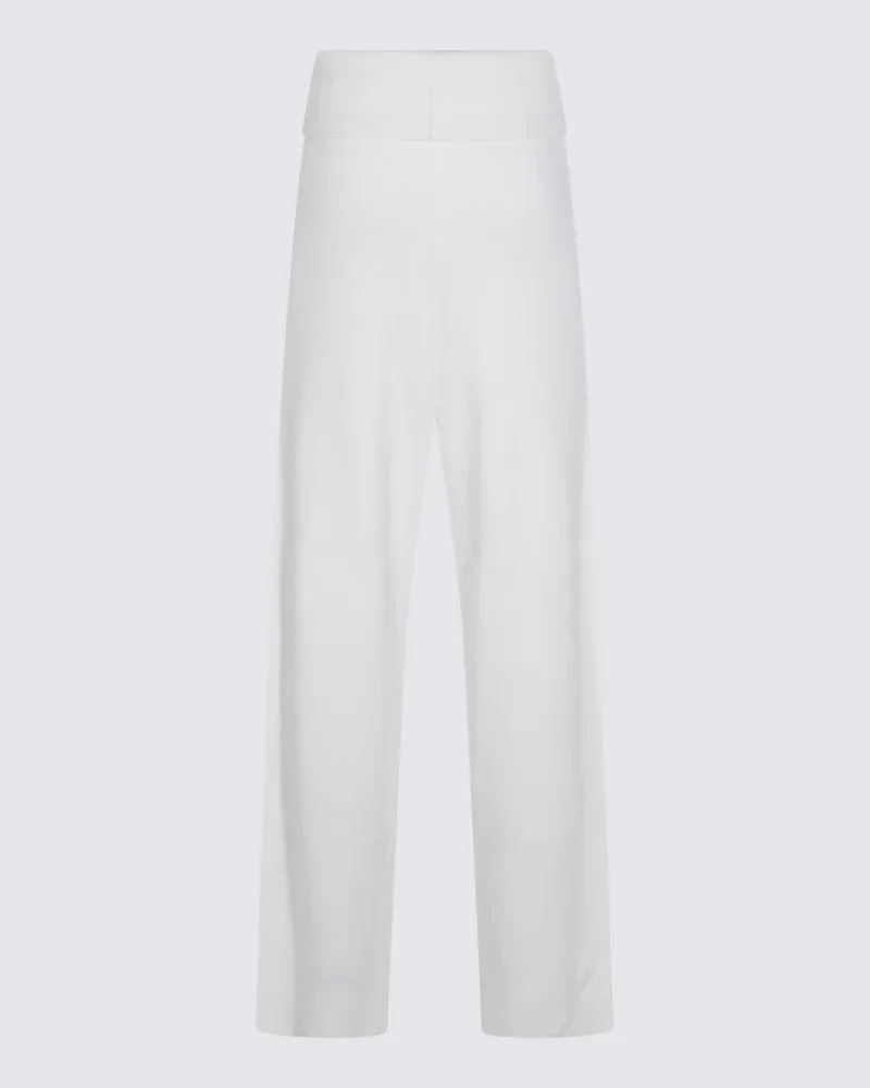 Aya Muse Women's Trousers Off White Cottoncashmere White