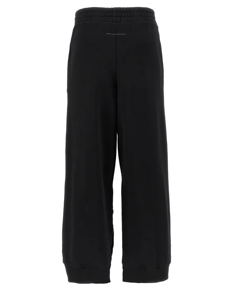 Maison Margiela Women's Black Cotton Joggers (workout Pants Black