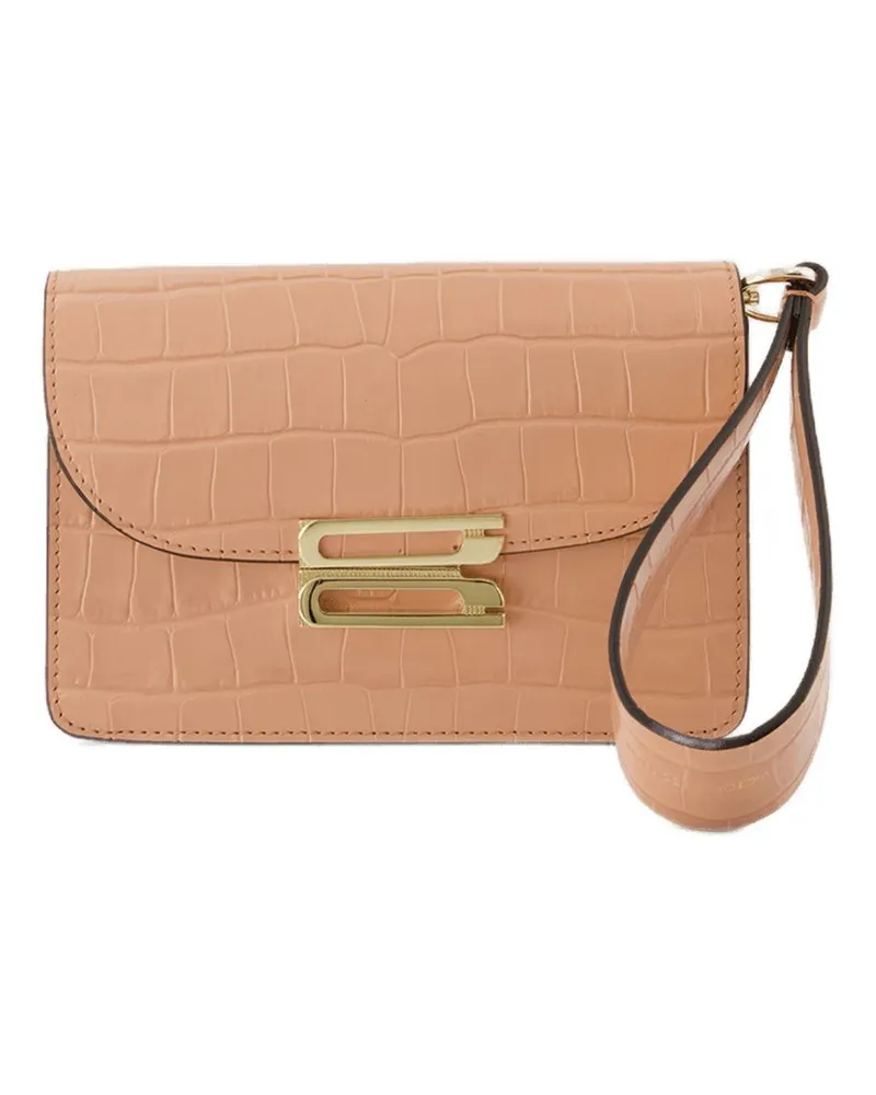 Victoria Beckham Women's The Nano Dorian Purse -  Leather Pink Calfskin Bags Handbags-Purses Beige