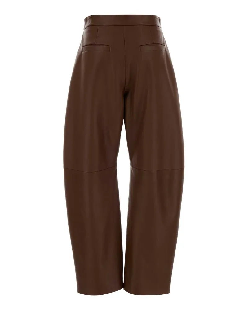 SPORTMAX Cinepresa Trousers — Brown Brown