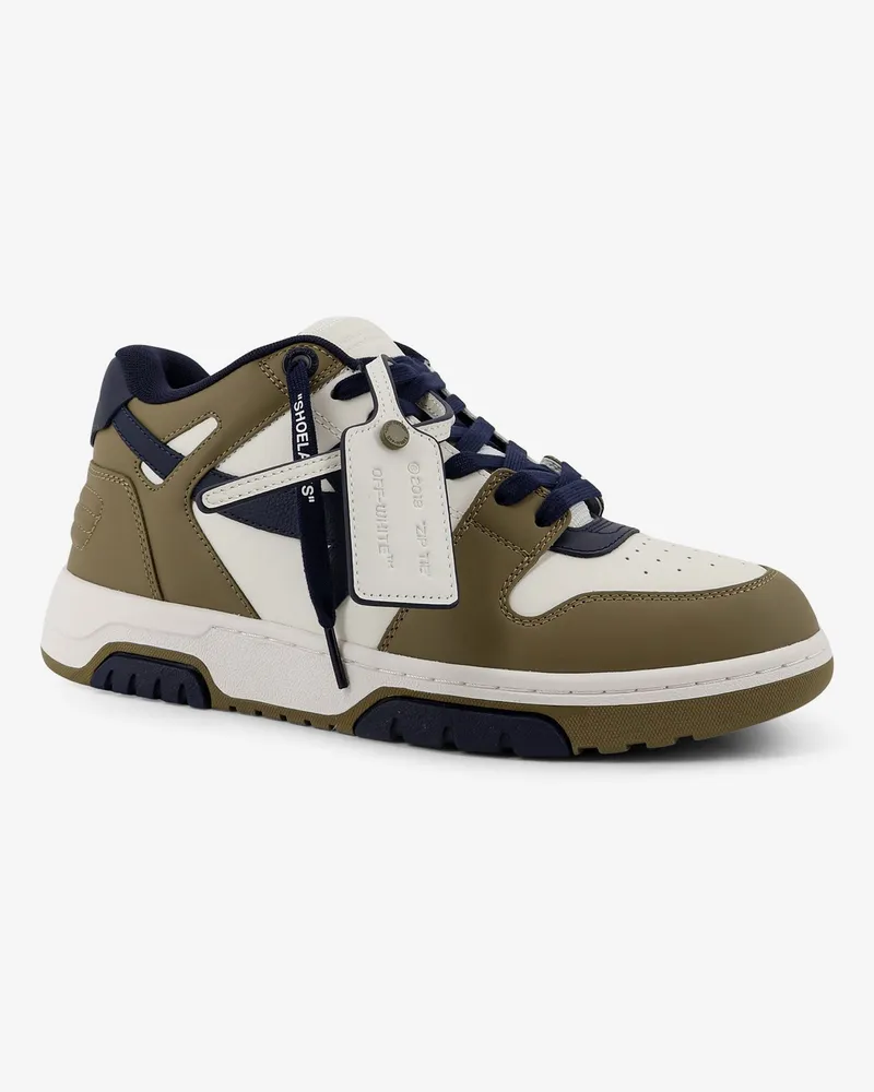 OFF-WHITE Men's Sneakers Out Of Office Green Trainers Green