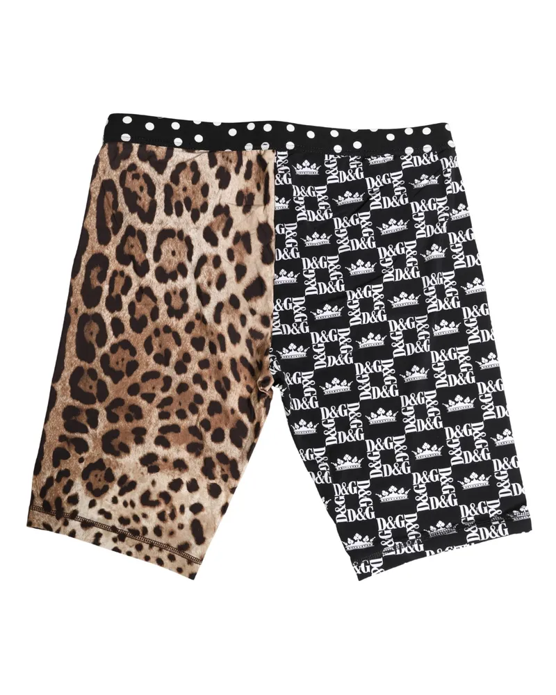 Dolce & Gabbana Men Multicolor Patterned Cycling Bike Shorts Underwear Elastane Nylon Multicolor