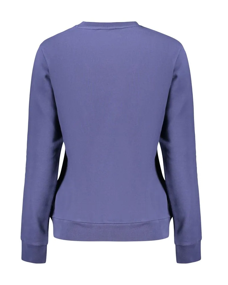 Napapijri Cotton-Blend Crewneck Sweatshirt — Blue Blue