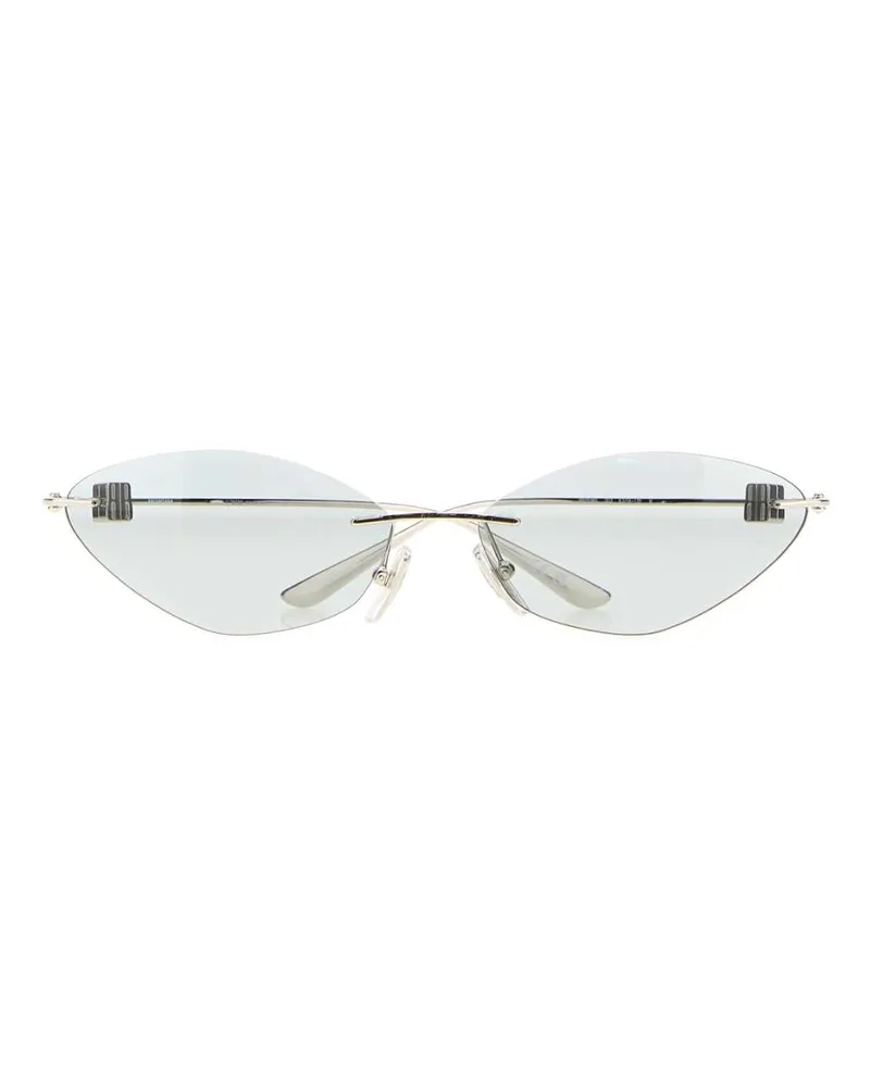Balenciaga A000UZT0005 Metallic Sunglasses — Gray Gray